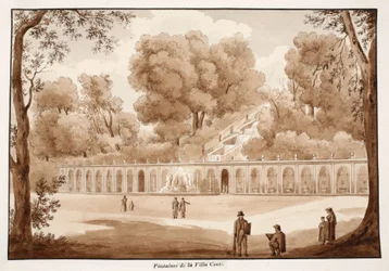 Le fontane della Villa Conti, 1833